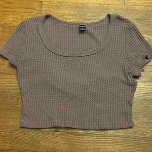 Brown crop top size large from SHEIN!
